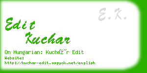 edit kuchar business card